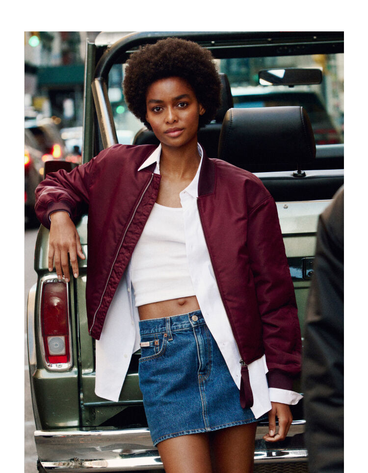 Calvin Klein featuring Women's denim Skirts